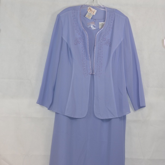 Embroidered/Beaded 2pc dress Jacket SZ 20W NWOT - Picture 6 of 9